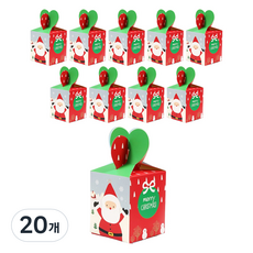 Eumes 聖誕愛心包裝盒, E款, 20個