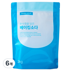 INNER HOME 小蘇打粉, 2kg, 6個