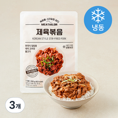 미트테일러 제육볶음 (냉동), 250g, 3개