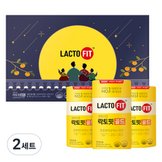 종근당건강 락토핏 골드 추석 선물세트 300g + 쇼핑백, 100g, 6개