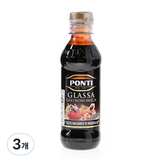 폰티 발사믹 크림 소스, 250ml, 3개