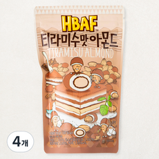바프 티라미수맛 아몬드, 190g, 4개