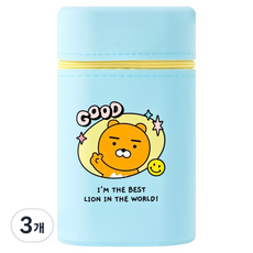 카카오프렌즈 KF 세이치즈 실리콘 스탠딩 필통, 3개, 라이언