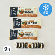 올곧 바바김밥 버섯잡채 비건김밥 (냉동), 230g, 9개