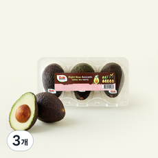 돌 필리핀산 Right Now 바로먹는 후숙 아보카도, 500g(3개입), 3개