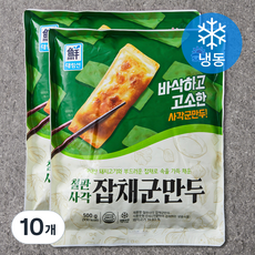 대림선 철판사각 잡채군만두 (냉동), 500g, 10개