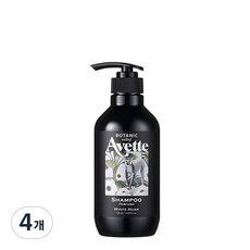 아베뜨 보타닉 릴리프 화이트 머스크 퍼퓸 샴푸, 500ml, 4개
