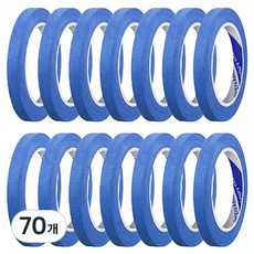 OON 마스킹 테이프 파란색 10mm, 70개