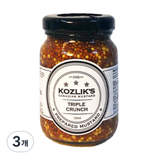 KOZLIK'S 芥末三重脆, 125ml, 3個