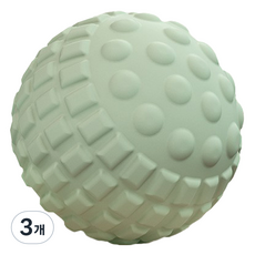 ACDI 伸展按摩 3D 4 點按摩球 單顆, 3個, 綠色