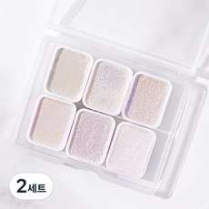 水彩美甲顏料6件組, 2套, KN-A4032