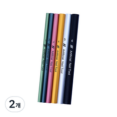 에스제이네일 핀칭봉 칼라 6종, 2개