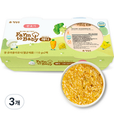 팜투베이비 레디 실온이유식 완료기, 3개, 220g