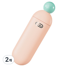 이건픽 휴대용 3칸 밀폐 약통 핑크, 2개