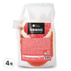 달콤퐁당 자몽 에이드, 1kg, 4개