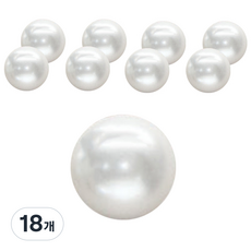 허그 진주 단추 21mm, 18개