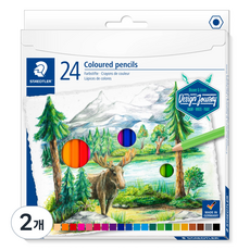 STAEDTLER 施德樓 146 色鉛筆, 24色, 2個