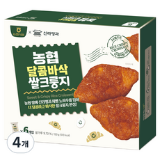 Shilla Myunggua 農協食品甜脆米脆片, 4個, 150g
