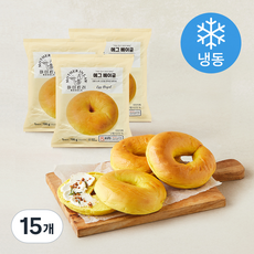 마더린러베이글 에그 베이글 (냉동), 130g, 15개