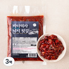 속초바다먹자 낙지 젓갈, 300g, 3팩