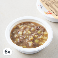 짱죽 반찬 한우 뿌리채소 조림, 100g, 6개