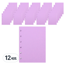 루카랩 미니 컬러노트 퍼플 2종 세트, 12세트