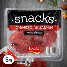 에스푸나 초리조 드 하몽 스낵, 50g, 5개