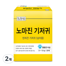 노마진 반려견 기저귀 남아용, 중형, 30개입, 2개