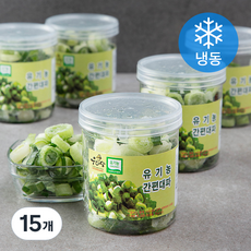우리땅 웰팜넷 유기농 인증 간편대파 (냉동), 150g, 15개