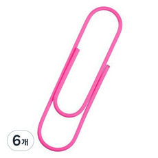라이크존 다용도 클립 핑크 100mm, 6개, 1개입