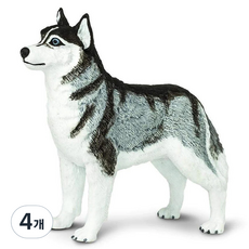 Safari Ltd 西伯利亞哈士奇圖255229, 4個