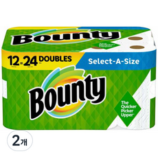바운티 주방 페이퍼 키친타올 더블사이즈, 98매, 24개