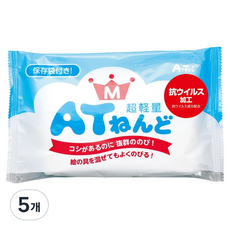 Artec 전문가용 AT 클레이 점토, 흰색, 5개