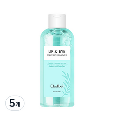 끌레드벨 시카 메이크업 립 앤 아이 리무버, 300ml, 5개