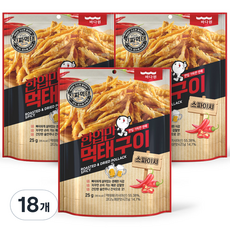 바다원 한입만 먹태구이 스파이시, 18개, 25g