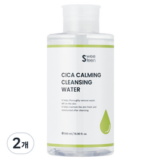 積雪草鎮靜卸妝水, 500ml, 2個