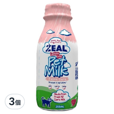 ZEAL 真致 紐西蘭 貓用保健鮮乳 CM-01, 255ml, 3個