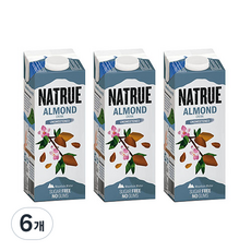 NATRUE 아몬드 드링크, 1L, 6개