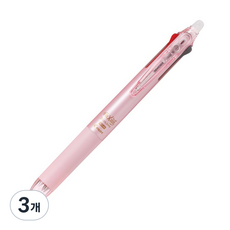 프릭션 슬림 3색 볼펜 0.38mm, 펄핑크, 3개