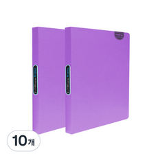Heemang 希望文件 New Fresh Up 迷你 3孔 O型環活頁夾, 紫色, 10個