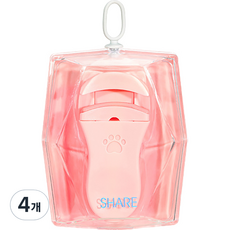 미니맥시 휴대용 미니 뷰러, 4개, 피치