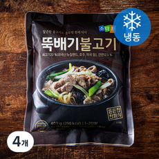 소디프 뚝배기불고기 (냉동), 400g, 4개