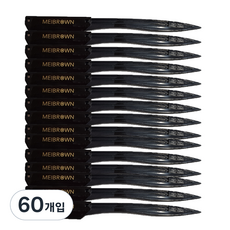 MEIBROWN 修眉刀, 黑色, 60個