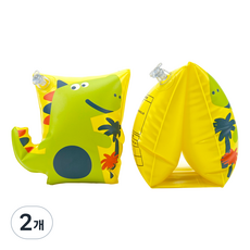 恐龍游泳手臂浮圈 2件組, 混色, 2個