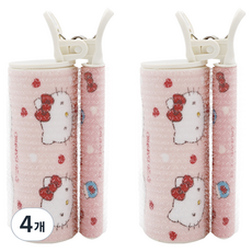 Beauty Home 三麗鷗 Hello Kitty 髮根蓬鬆髮夾, 淺粉色, 4個