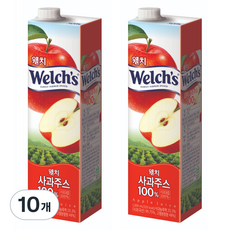 韋爾奇的蘋果汁, 1L, 10個