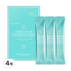 O2EN1 白天鵝半乳糖維生素C水睡眠面膜20片, 80ml, 4個
