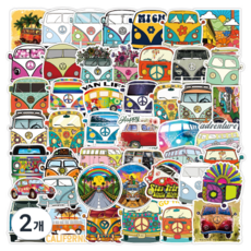 우밍스토어 노트북 꾸미기 트랜스포트 스티커 50p, 타입 7, 2개