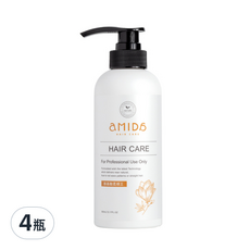 aMIDa 阿蜜達 胺基酸柔順王髮膜, 深層滋養, 適用於所有髮質, 360ml, 4瓶