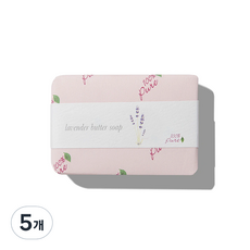 100%퓨어 라벤더 버터 솝, 127g, 5개